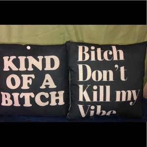 Adult worded pillows